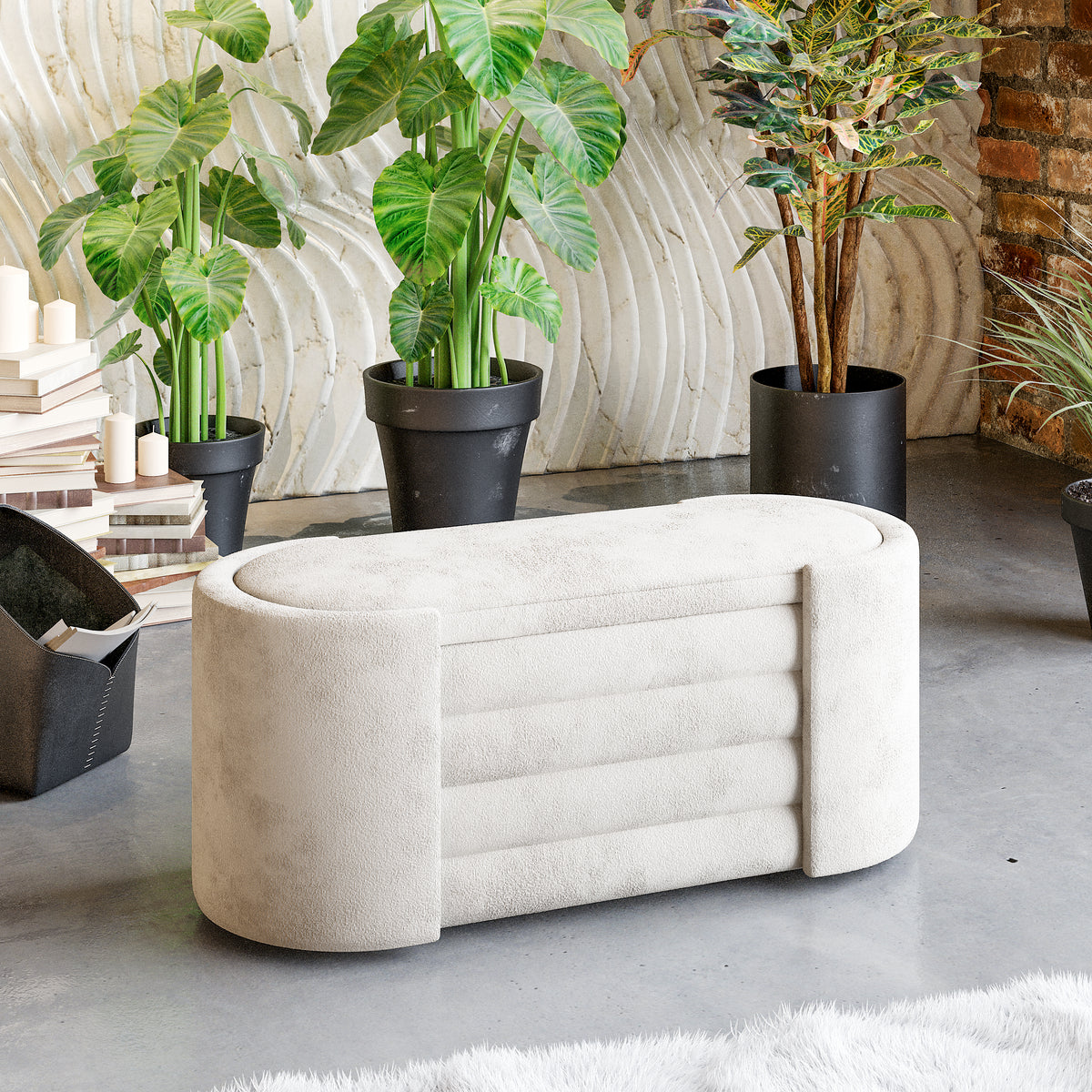 Rosita Sitzbank mit Truhe 105/42/42 cm