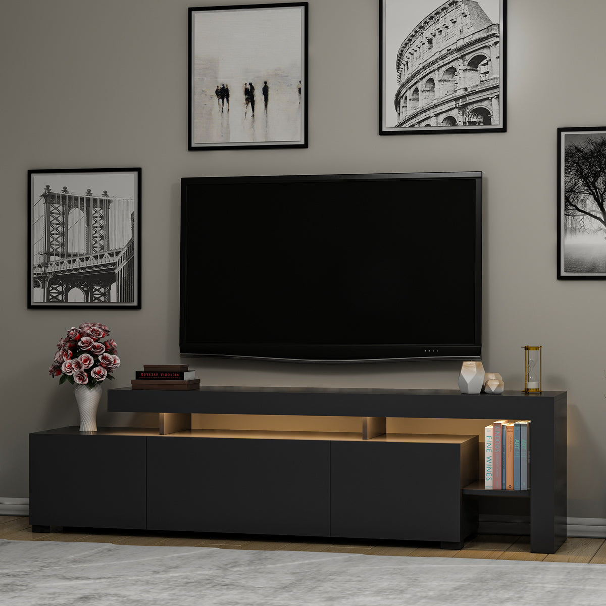 Beliz TV-Schrank in 192/53/37 cm