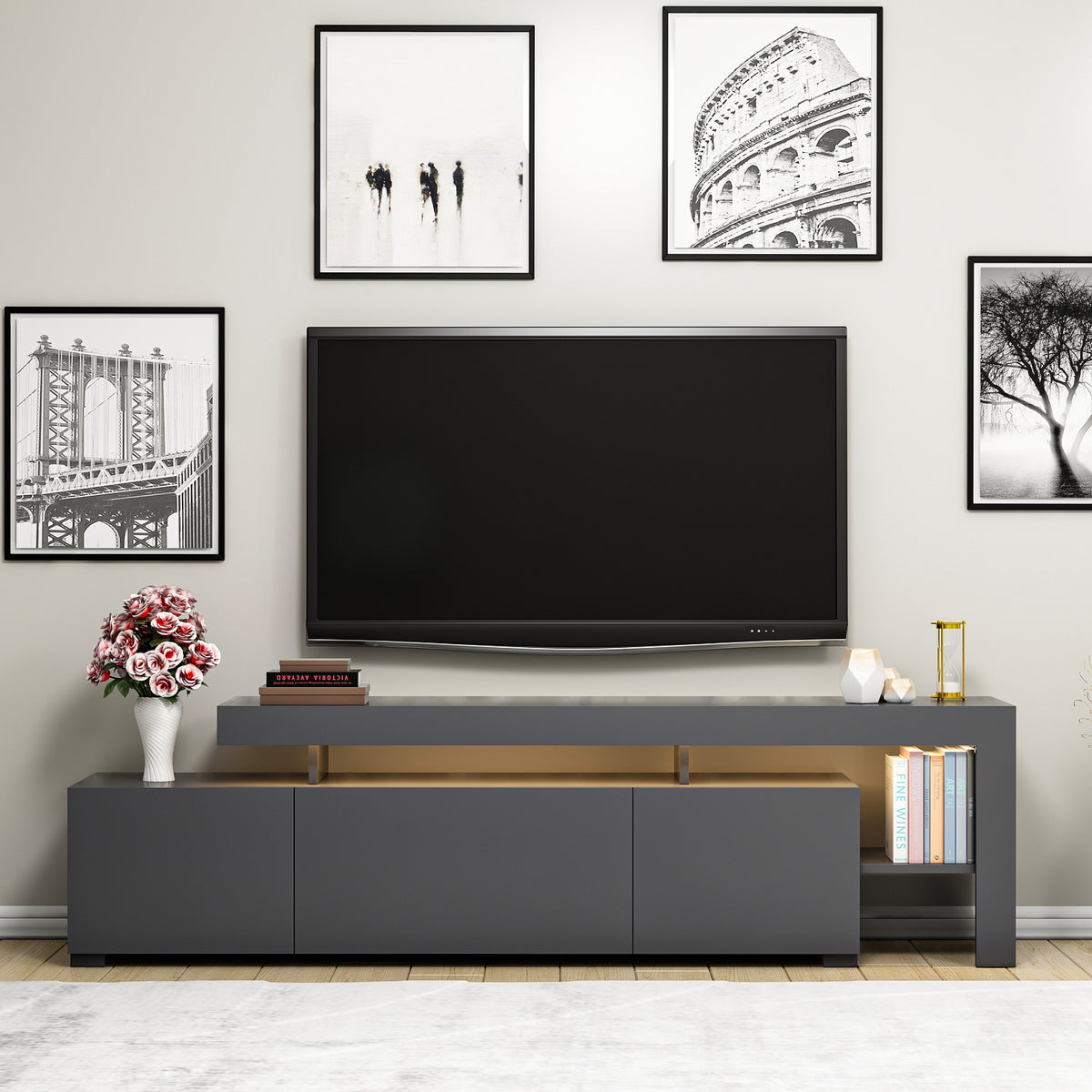 Beliz TV-Schrank in 192/53/37 cm