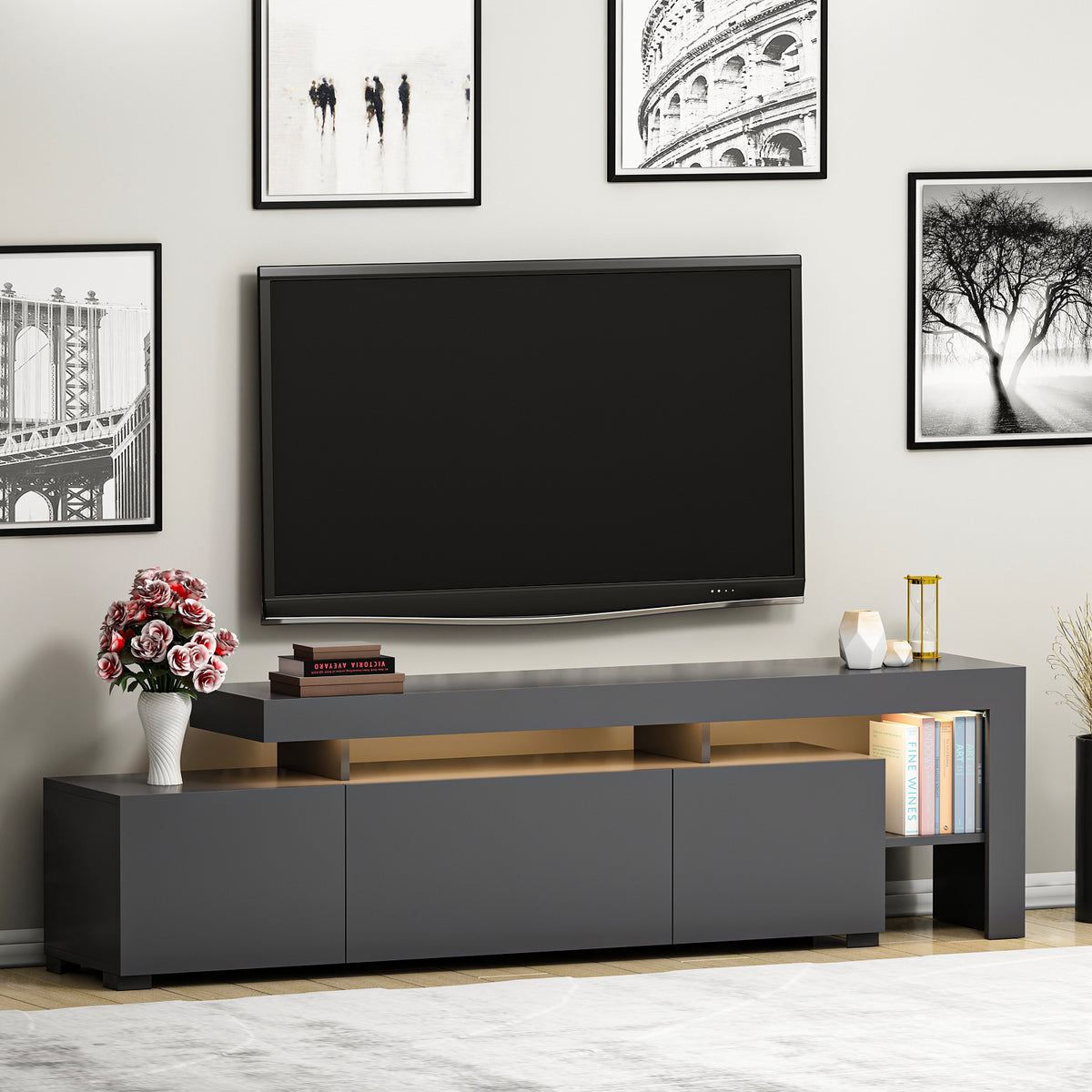 Beliz TV-Schrank in 192/53/37 cm