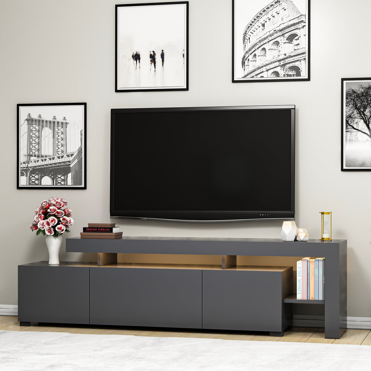 Beliz TV-Schrank in 192/53/37 cm