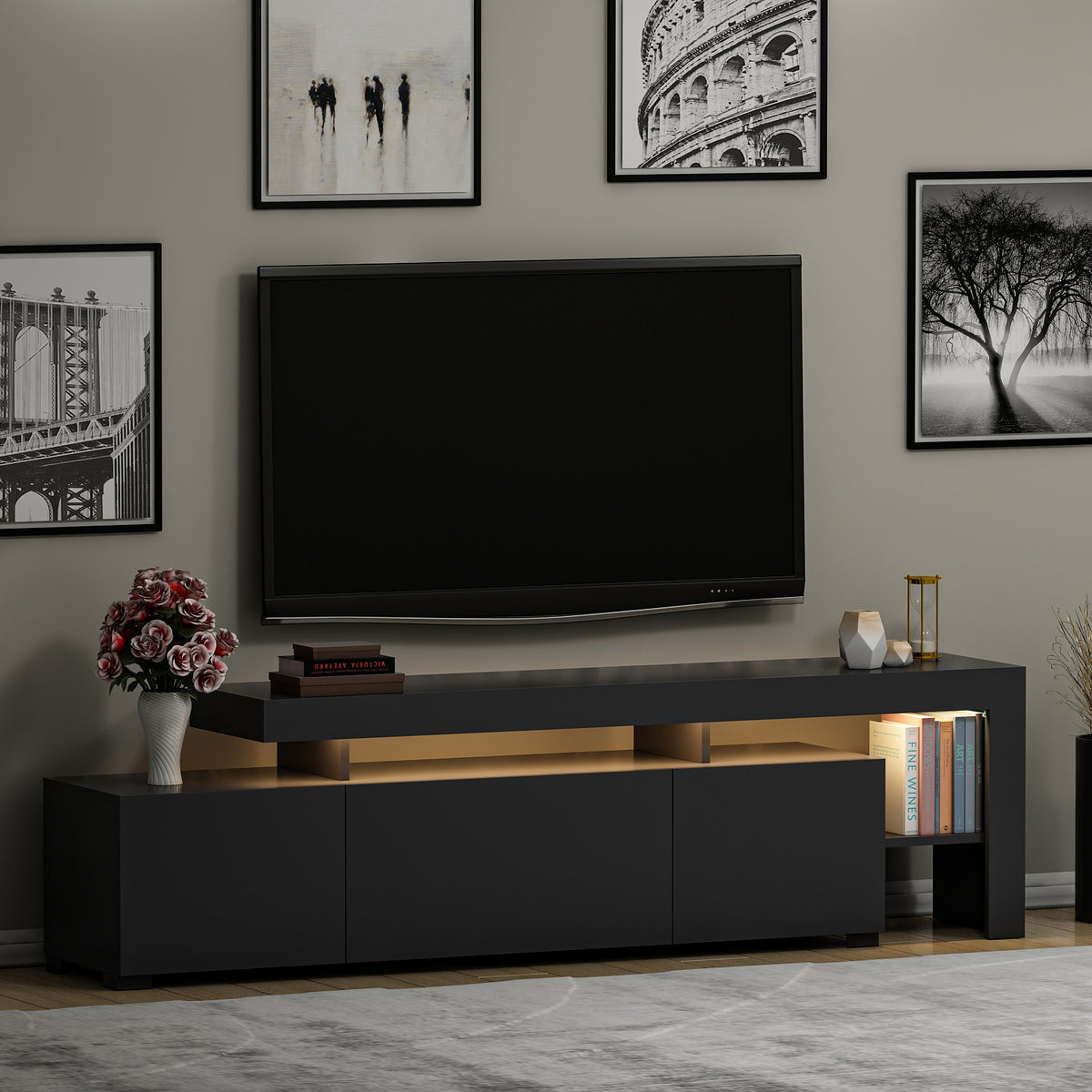 Beliz TV-Schrank in 192/53/37 cm