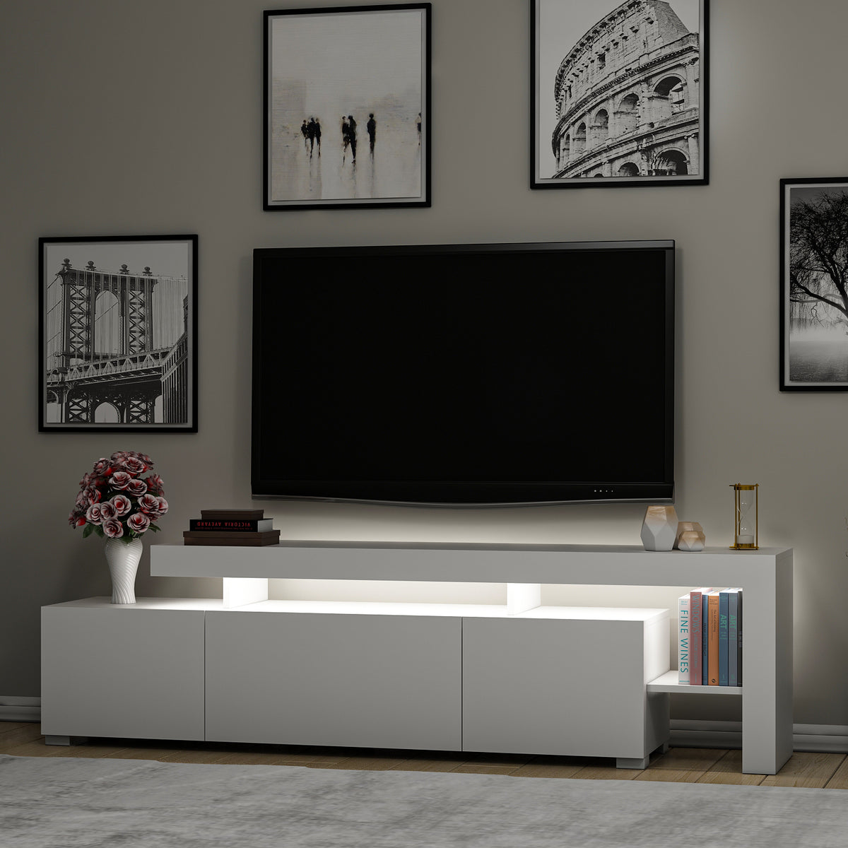 Beliz TV-Schrank in 192/53/37 cm