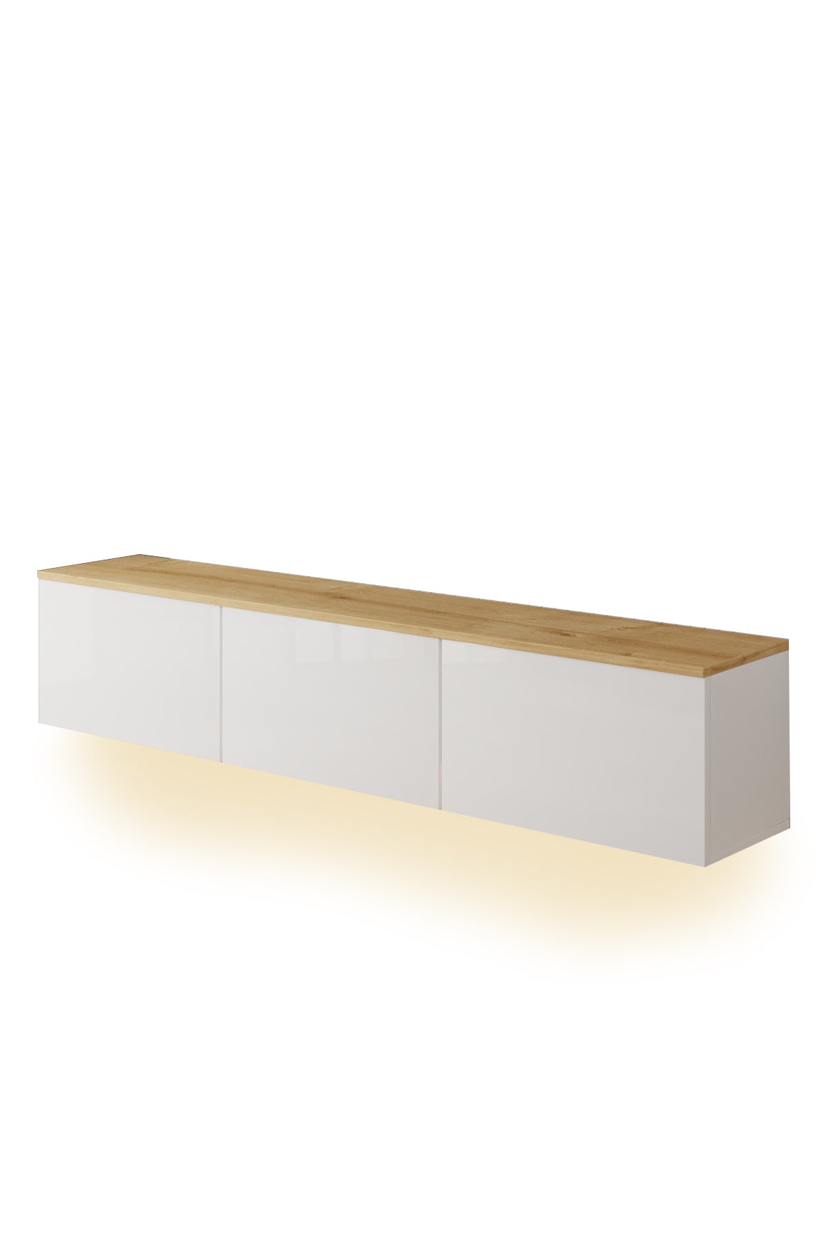 Neon TV-Möbel 160/35/32 cm hängend, Beleuchtung