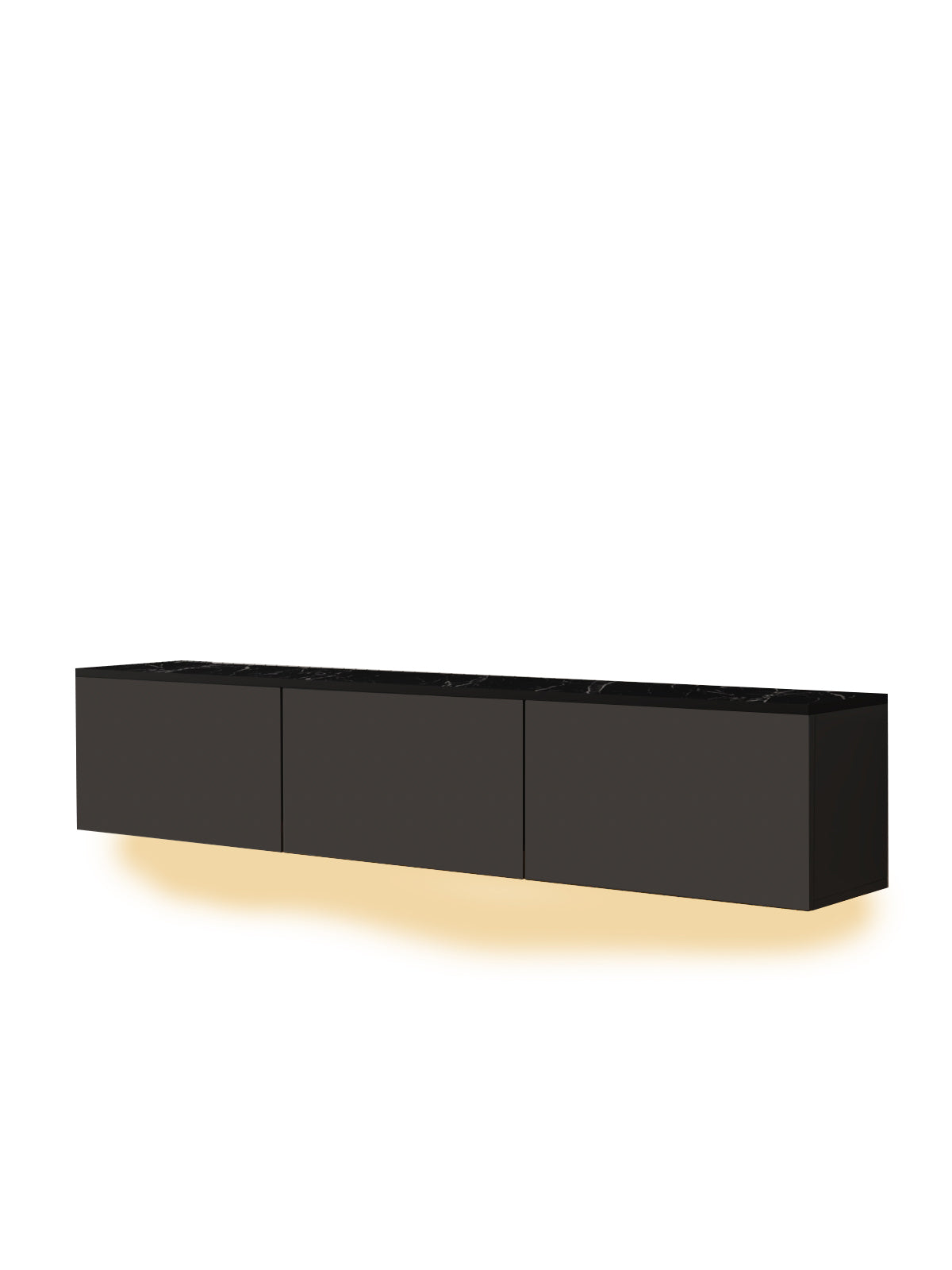 Neon TV-Möbel 160/35/32 cm hängend, Beleuchtung