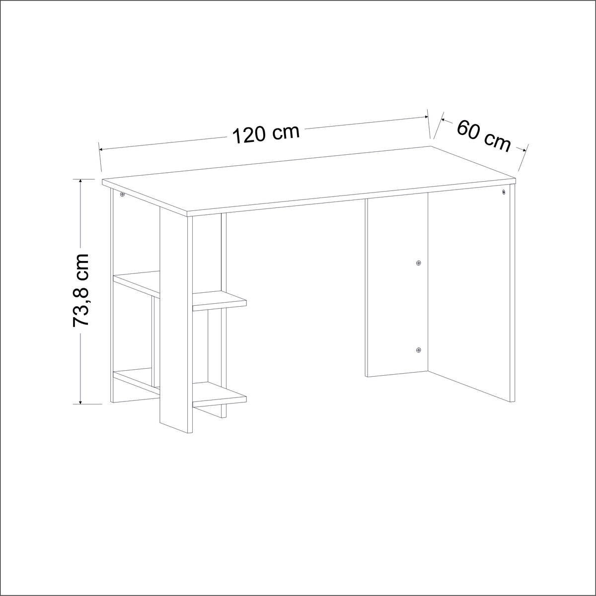 Alya Schreibtisch 120/60/73 cm