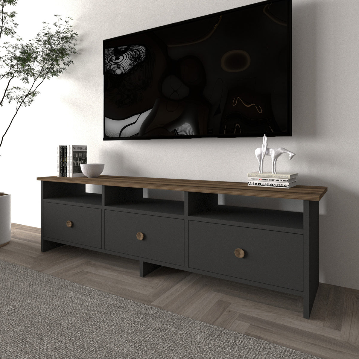 Oslo TV-Ständer in 150/47/36 cm