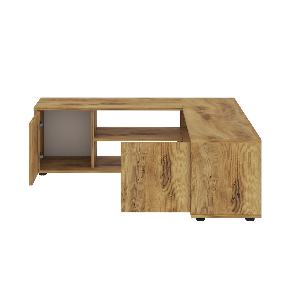 Rosa TV-Ständer in 125/40/120 cm