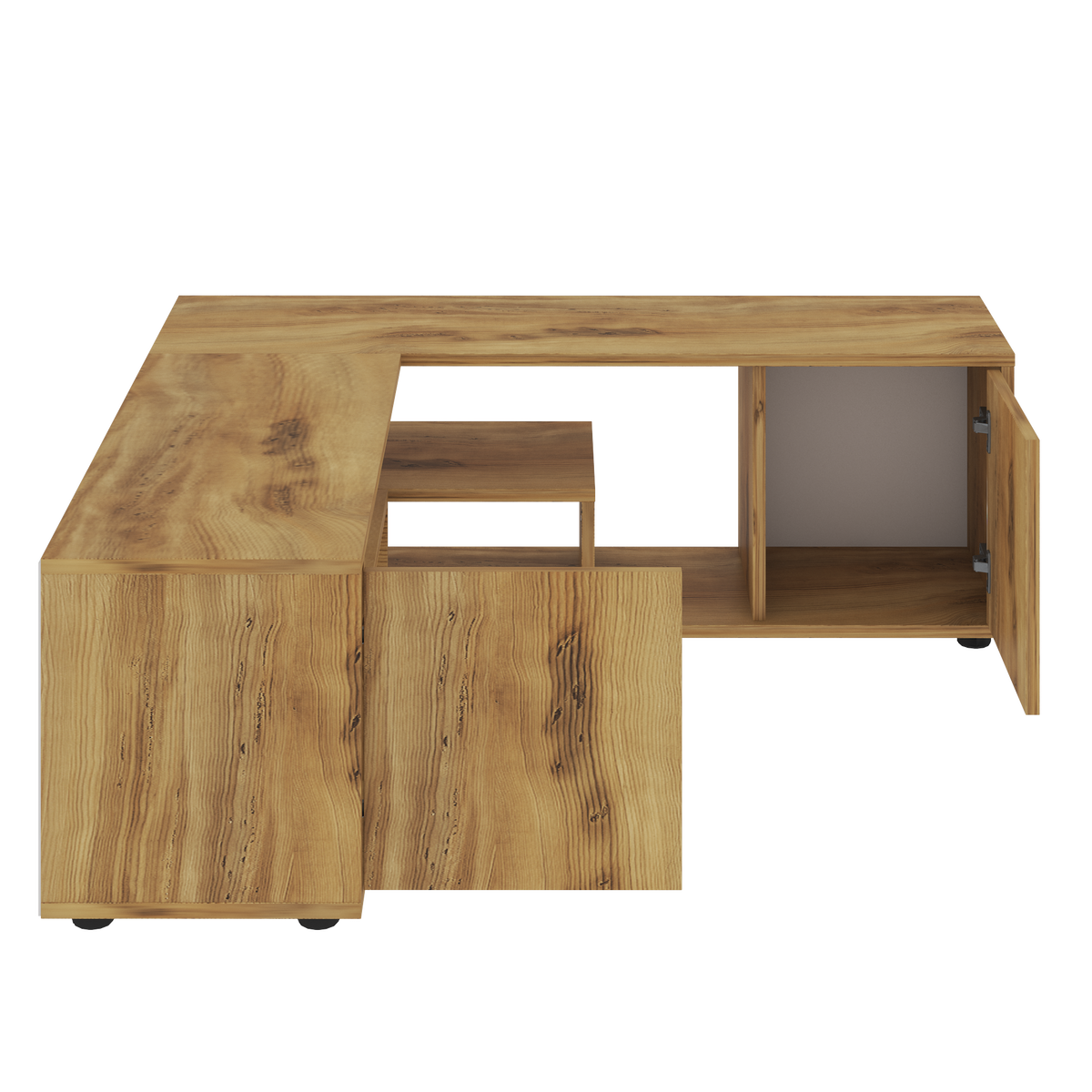 Rosa TV-Ständer in 125/40/120 cm