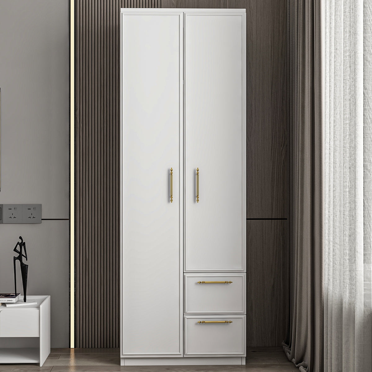 Vespera zweitüriger Kleiderschrank 60/172/45 cm