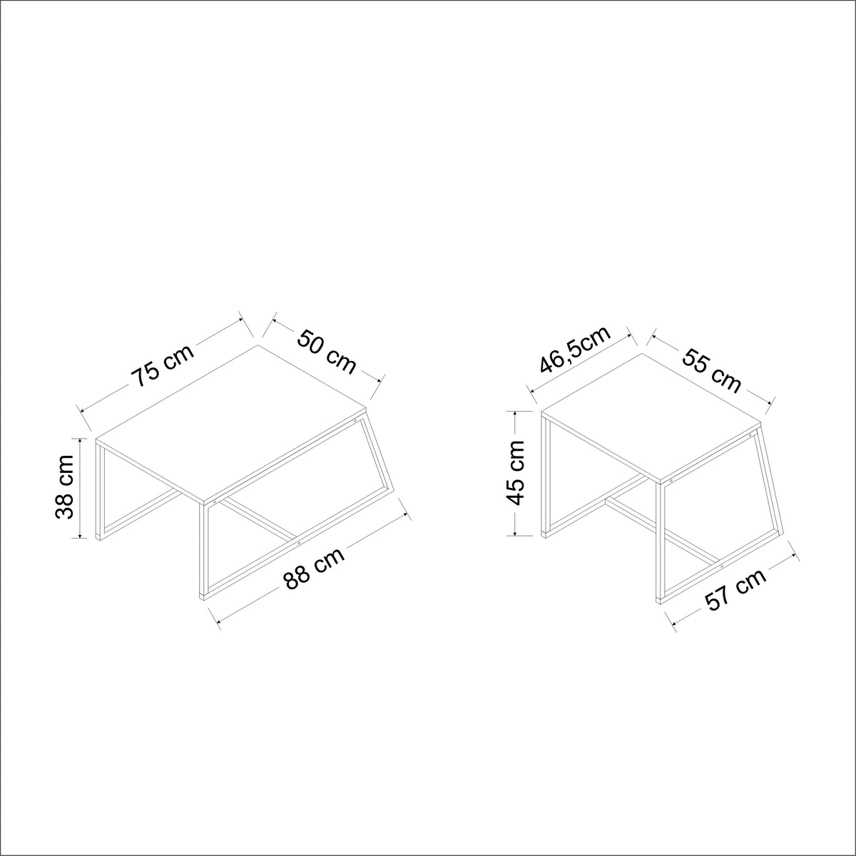 Minimal Couchtisch