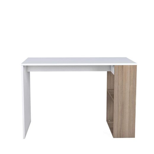 Schreibtisch Industrial Design Eiche Schwarz