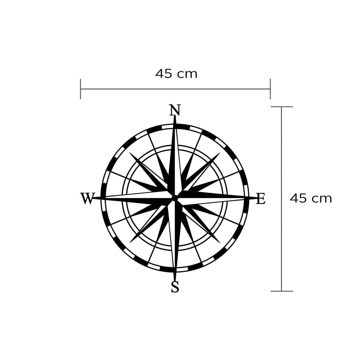 Wall Art Compass